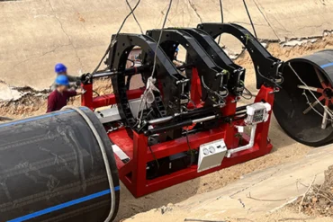 butt fusion welding machine construction